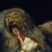 La mort dans les œuvres de Francisco Goya prend ici une forme brutale et symbolique avec Saturne dévorant son fils, une peinture où l’artiste illustre l’angoisse du temps qui consume tout, dans une scène sombre et violente. Cette représentation, issue des Peintures Noires, témoigne de la vision tourmentée de Goya face à la fatalité et à la destruction.