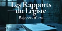 Rapport administratif posé sur une table métallique, image symbolique de la mort politique Union européenne, issue de Les Rapports du légiste sur Memento-mori.